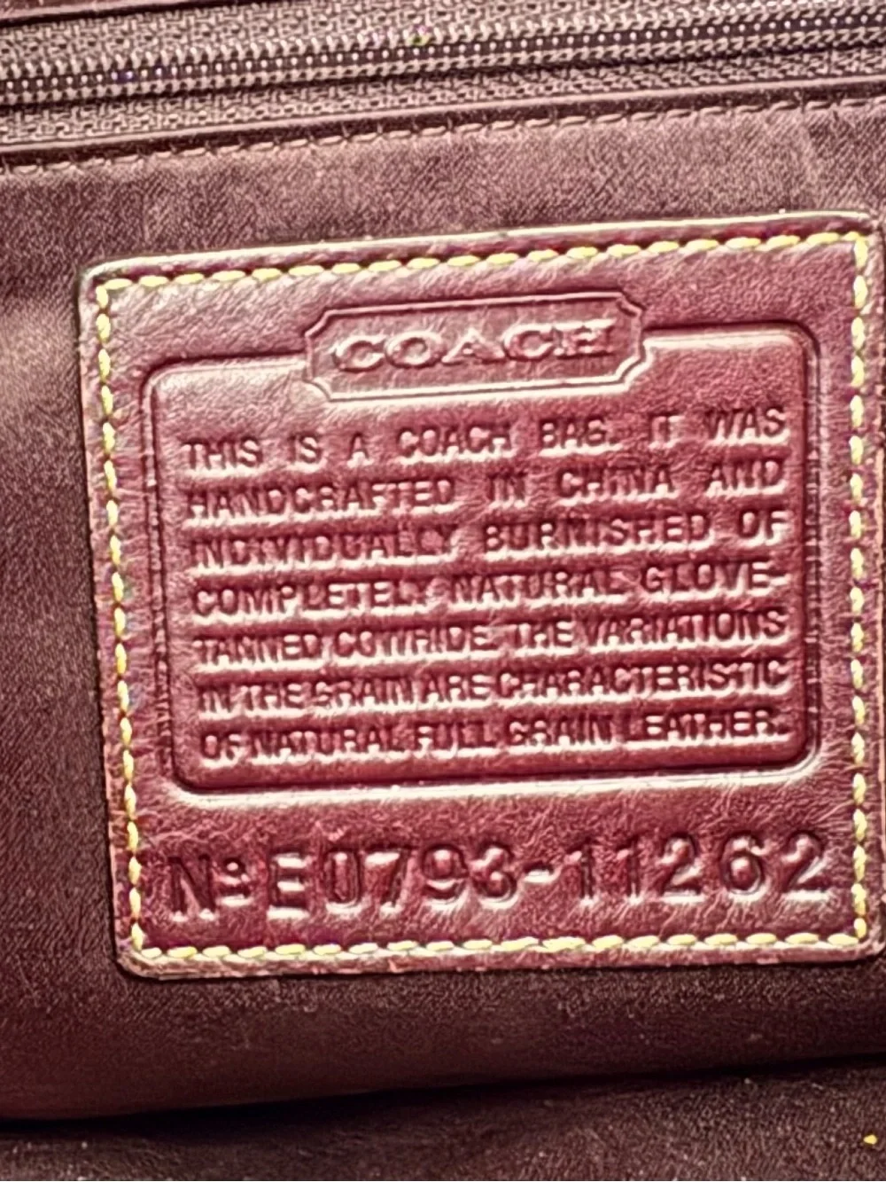 Coach Ergo Hobo Horsebit Hobo Shoulder Bag, in a burgundy E0793-11262 RARE!!